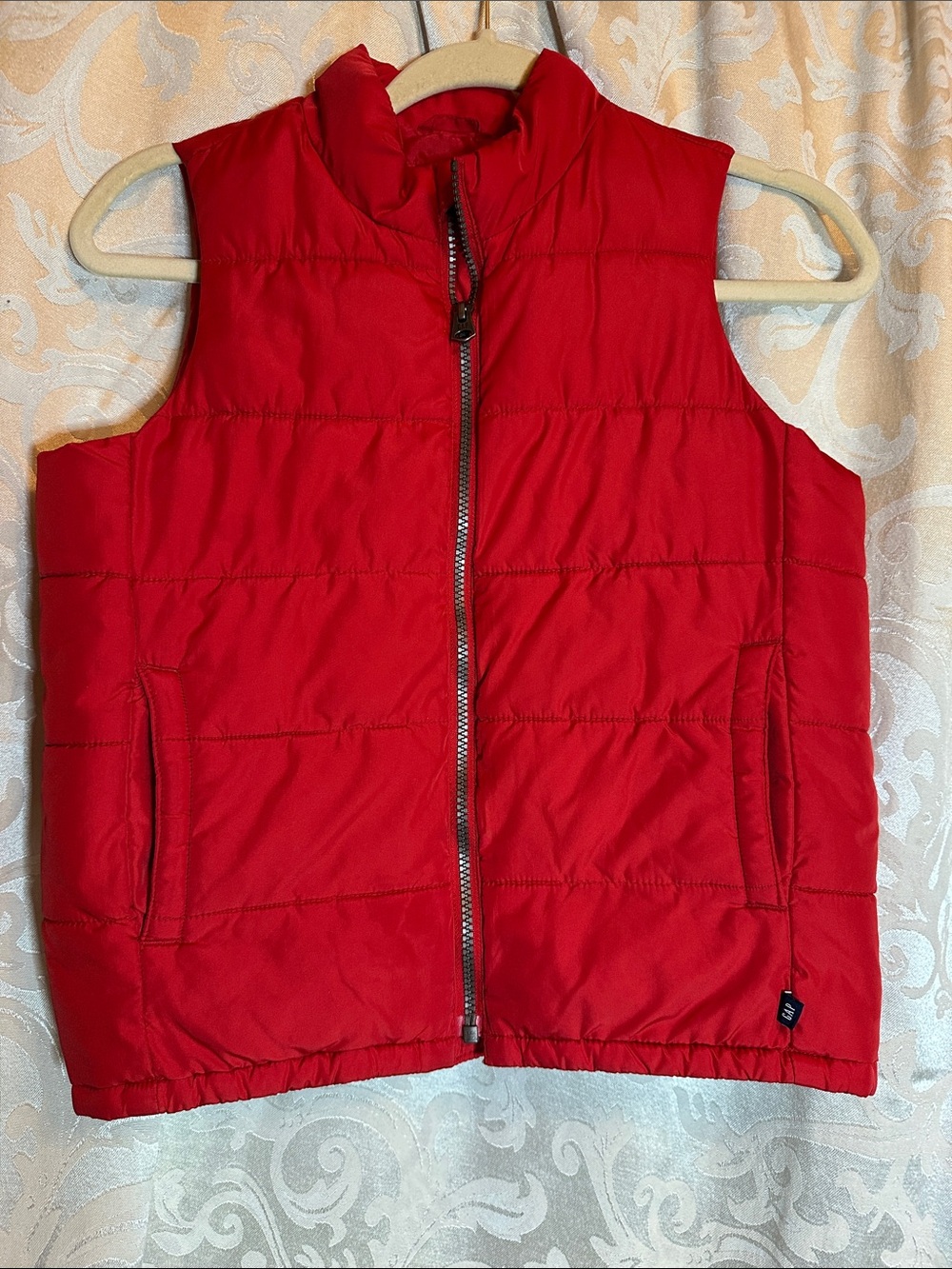 GAP Red Quilted Kids Puffer Vest